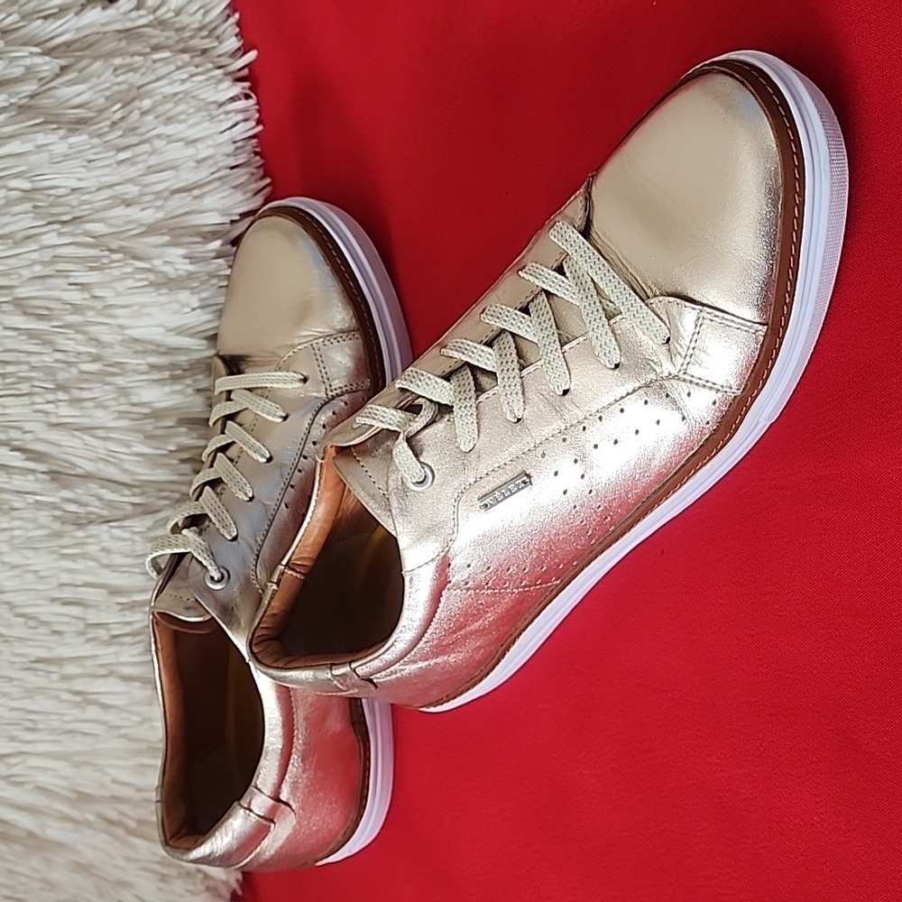 Velez Artisan Metallic Gold Women's Sneakers